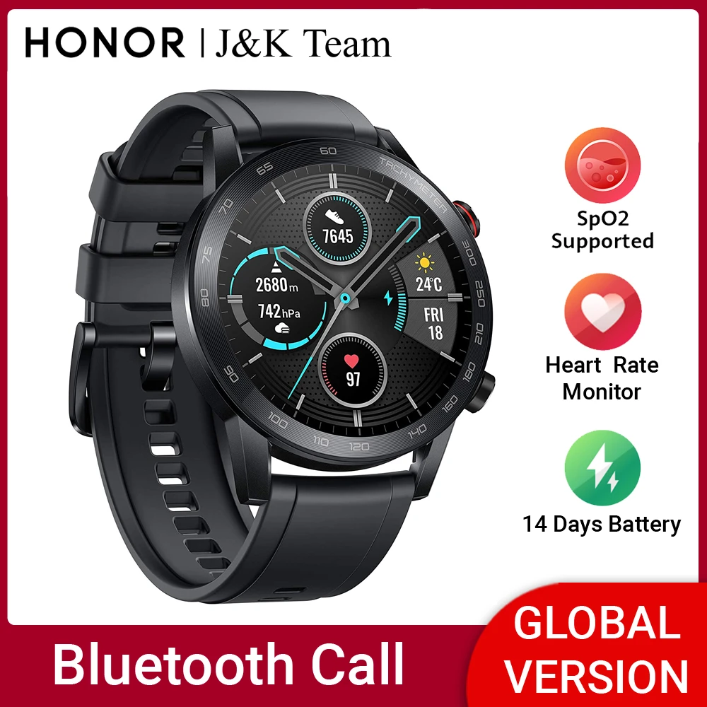 HONOR MagicWatch 2 46MM Smart watch, Bluetooth 5.1 Magic Watch 2 Smartwatch ,14 Days Battery Life,Phone Call Heart Rate