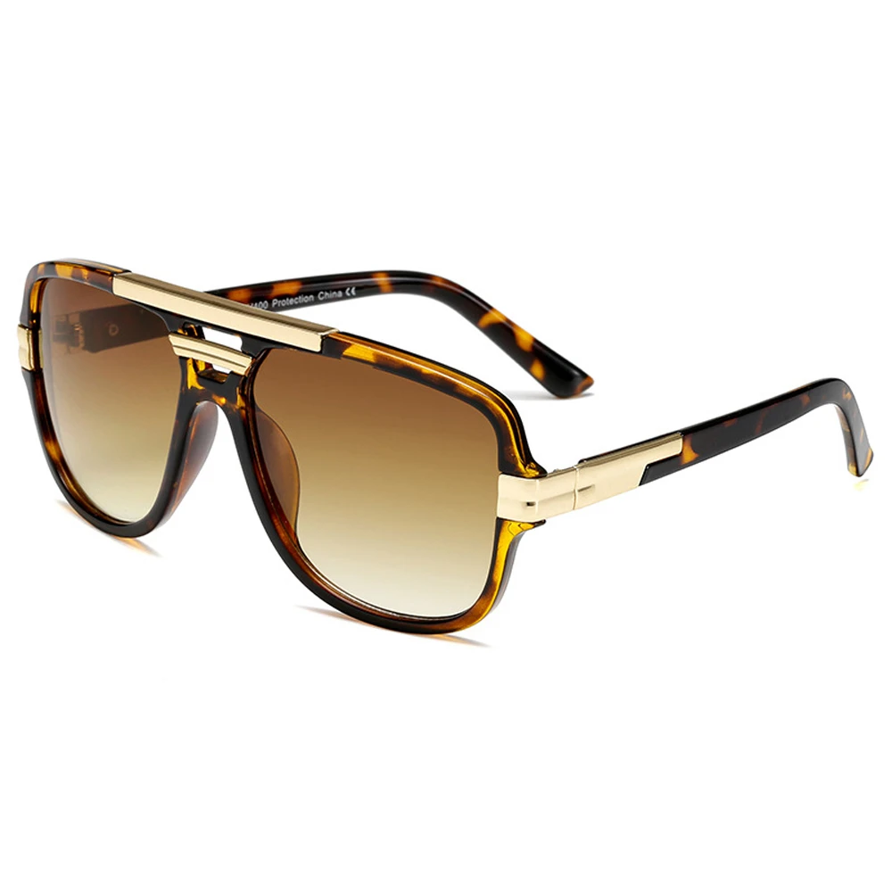 XaYbZc Brand Design Men Sunglasses Vintage Male Square Sun Glasses Luxury Gradient Sunglass UV400 Shades gafas de sol hombre