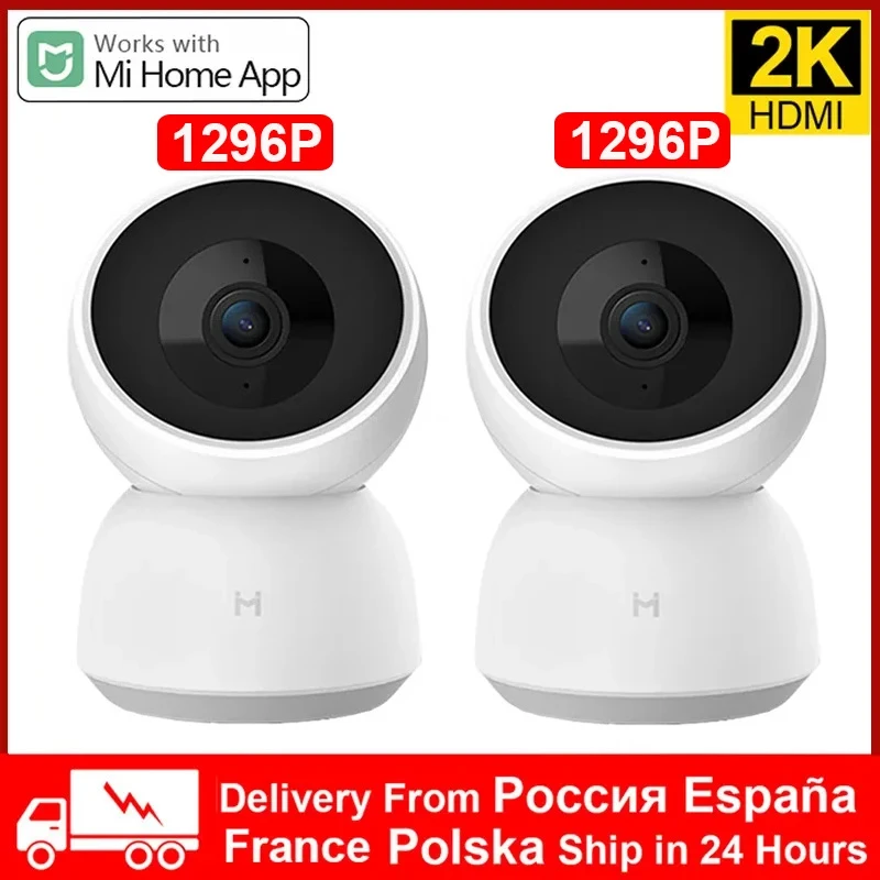 Xiaomi mi Smart Camera 2K 1296P 1080P HD 360 Angle WiFi Night Vision Webcam Video IP Camera Baby Security Monitor for Mihome APP