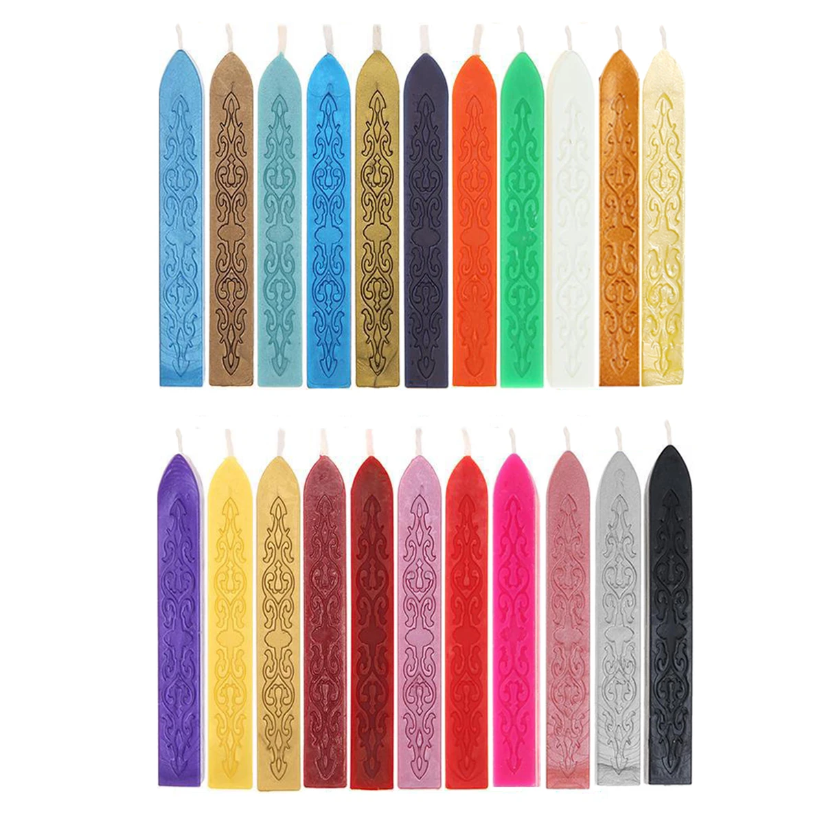 1pc Sealing Wax Sticks Colorful Antique Strips Candle Beeswax Sigillo for Postage Letter Stamp Retro Wedding Envelope Invitation