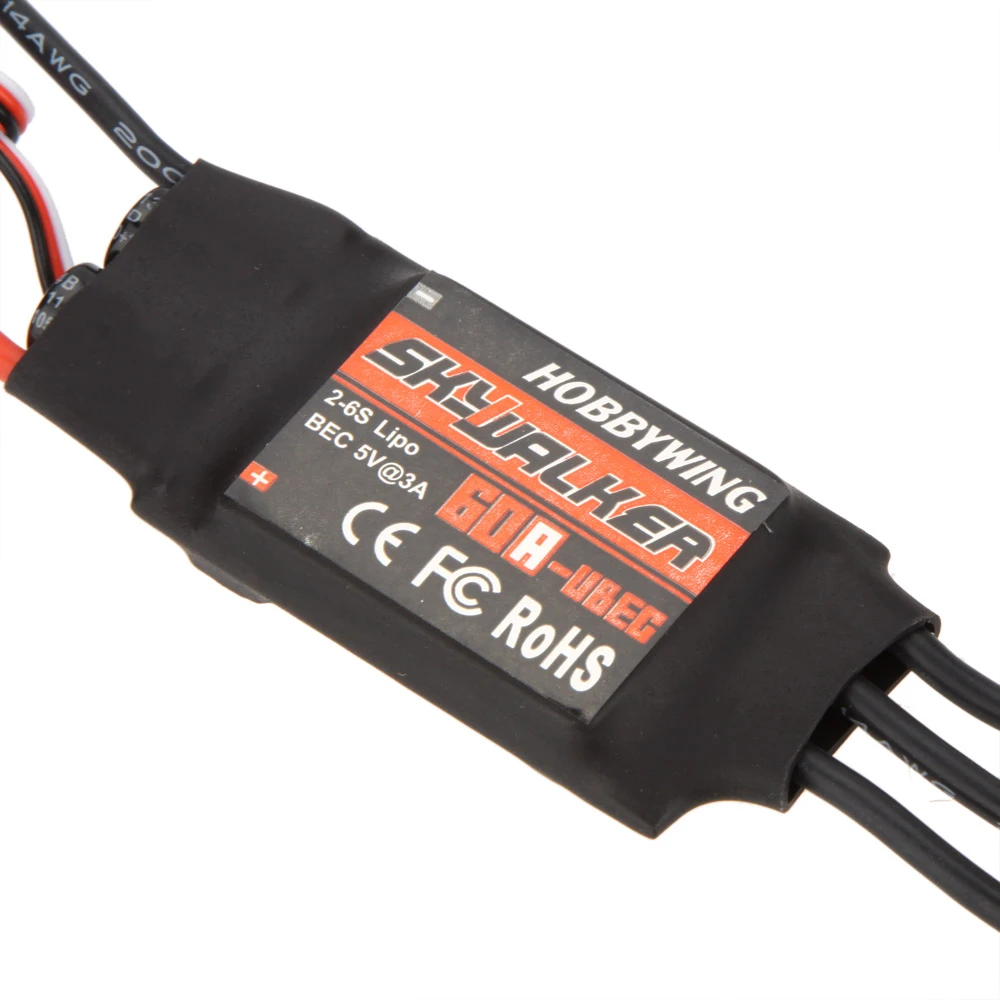 Hobbywing SkyWalker 40A 80A Brushless ESC Speed Controller With UBEC For RC FPV Quadcopter RC Airplanes Helicopter