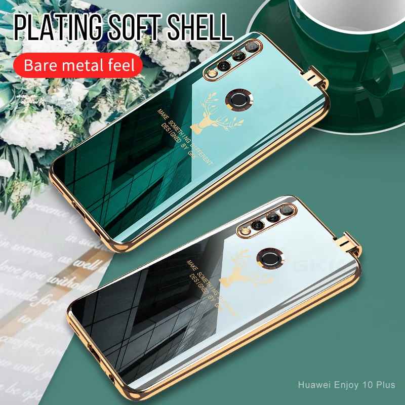 Luxury Pattern Plating Soft Cover Case For Huawei Honor 9X Pro Y9s P Smart Z Y9 Prime Pro 2019 Case Anti-knock Protective coque