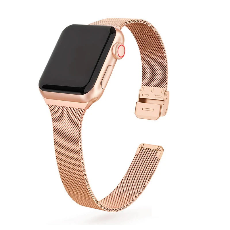 Metal Watchband for Apple Watch Band 42 40 44mm 41 45 38mm Stainless Steel Bracelet Strap for iwatch Series 7 6 SE 5 4 3 Correa