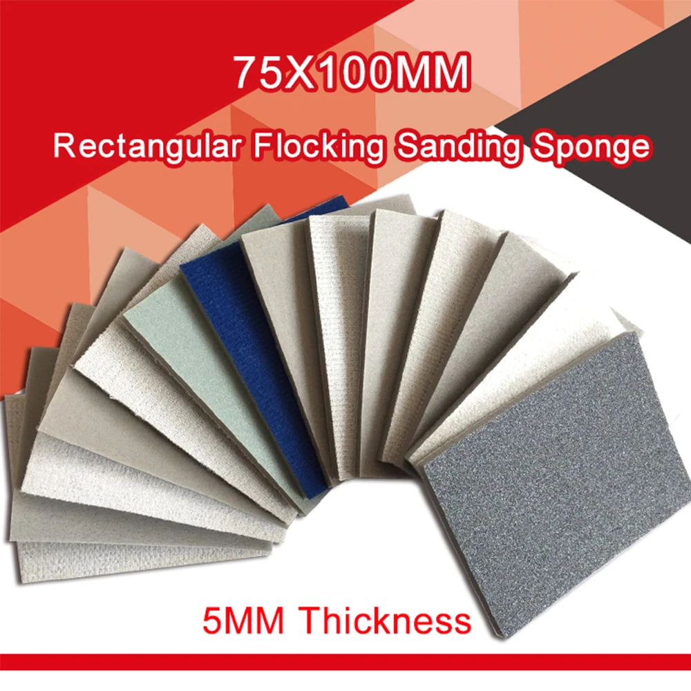 10pcs Wet & Dry Back Velvet Sanding Sponge Disc Sandpaper Self-adhesive 300-3000 Grit Polishing Grinding Tools Hook Loop