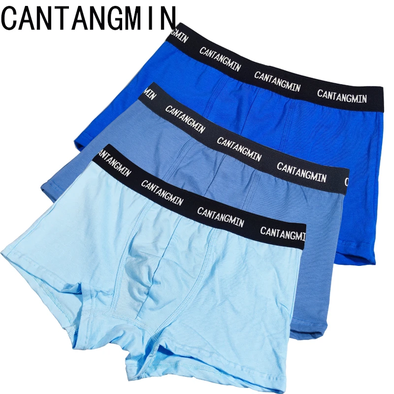 CANTANGMIN man panties  cotton boxers panties breathable comfortable men's underwear trunk brand man boxer