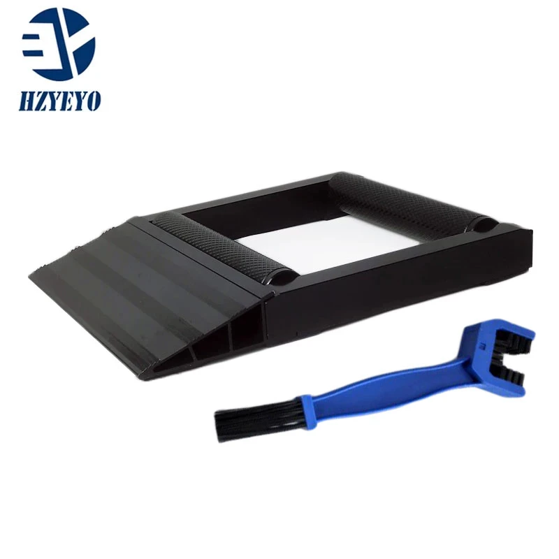 HZYEYO 500lbs Motorcycle Tire Cleaning Stand Aluminium Portable Solid  Moto Durable Universal Easy Apply Repair Stand,T008