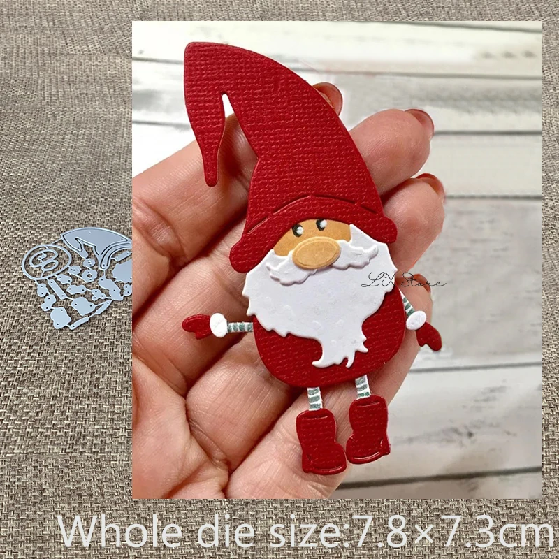 New Design Craft Metal Cutting Die die cuts Gnome Santa Claus decoration scrapbook Album Paper Card Craft Embossing die cuts