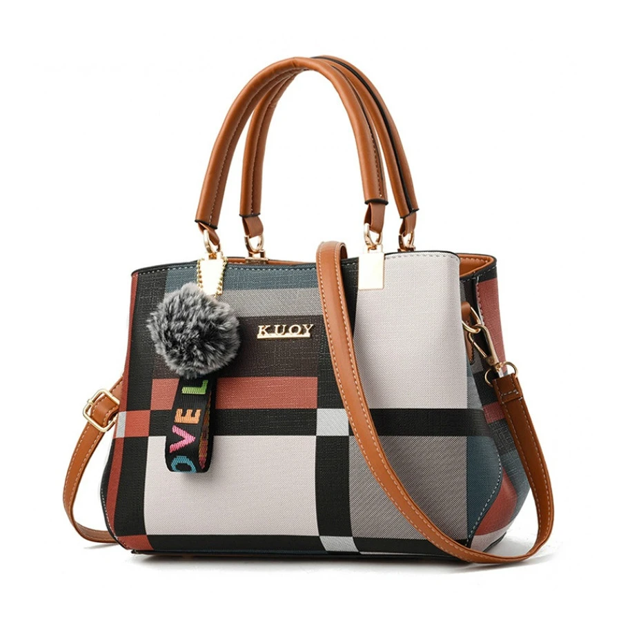 Shoulder Bag for Women Plaid Bag Female Fashion Stitching Wild Messenger Brand Totes Crossbody Bags Female Casual Summer Handbag