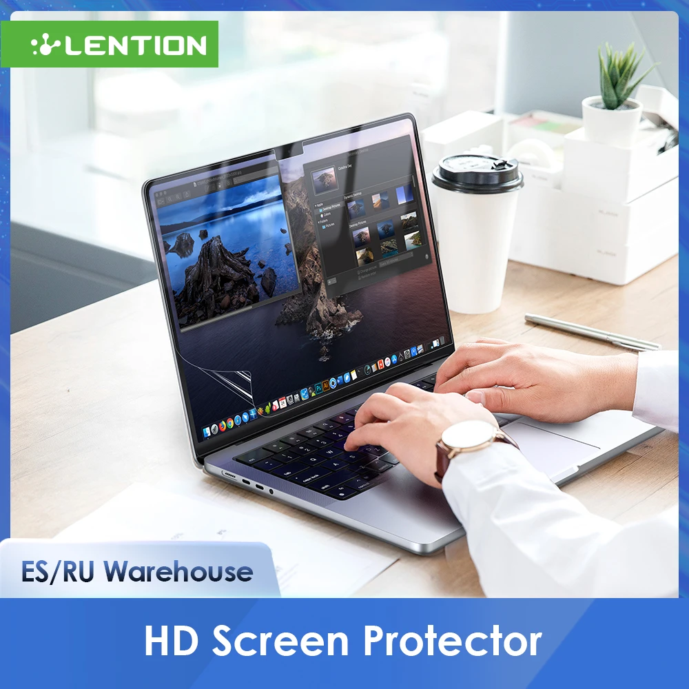 Lention Screen Protector for MacBook Pro 16 inch 2019  Model A2141, HD Clear Film with Hydrophobic Coating Protect macbook pro16