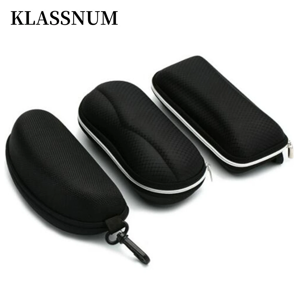 2021New Business Style Box Glasses Bag Black Flat Mirror Case Simple Microfiber Bag Firm/ Soft Sun Glasses Accessories