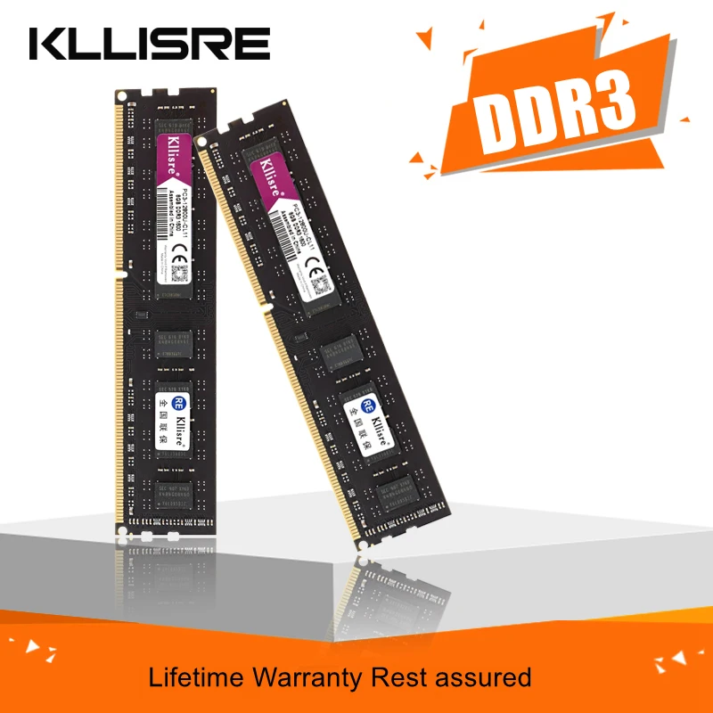 Kllisre ram DDR3 4GB 8GB 1333 1600 1866 PC3 Memory 1.5V Desktop Dimm