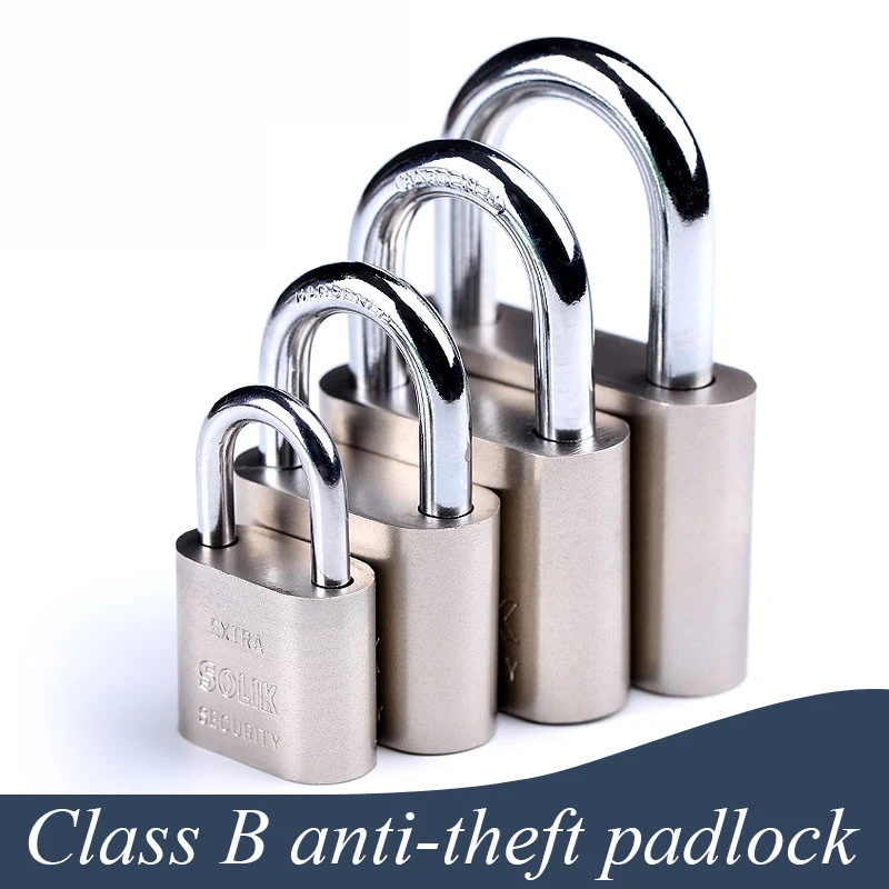 Full metal Padlock Wolf Head Lock Small Locks Door Locks 30mm 40mm 50MM Not Rust Lock Core Include 3 keys