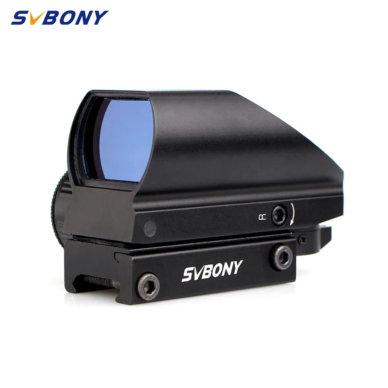 SVBONY 20mm Reflex Sight Riflescope Dovetail Sight Green Red Dot Tactical Sight Optical Coated Shooting Hunting Gun Scope F9129B