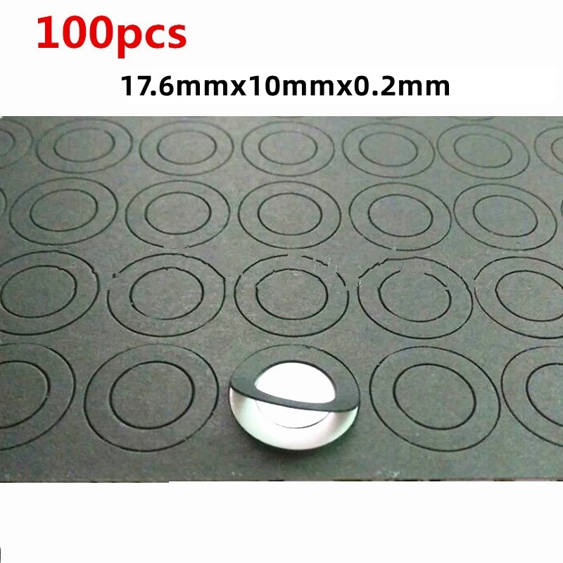 100pcs/lot 18650/18500 Lithium battery insulation gasket,  barley paper,  flat head,  high temperature insulation gasket