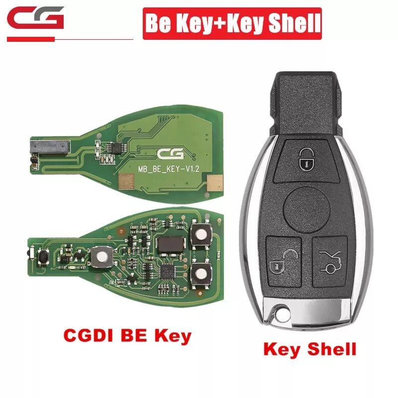 Original CGDI MB CG BE Key for All Benz FBS3 315MHZ/433M Working with CGDI MB Programmer and Get 1 Free Token for CGDI MB