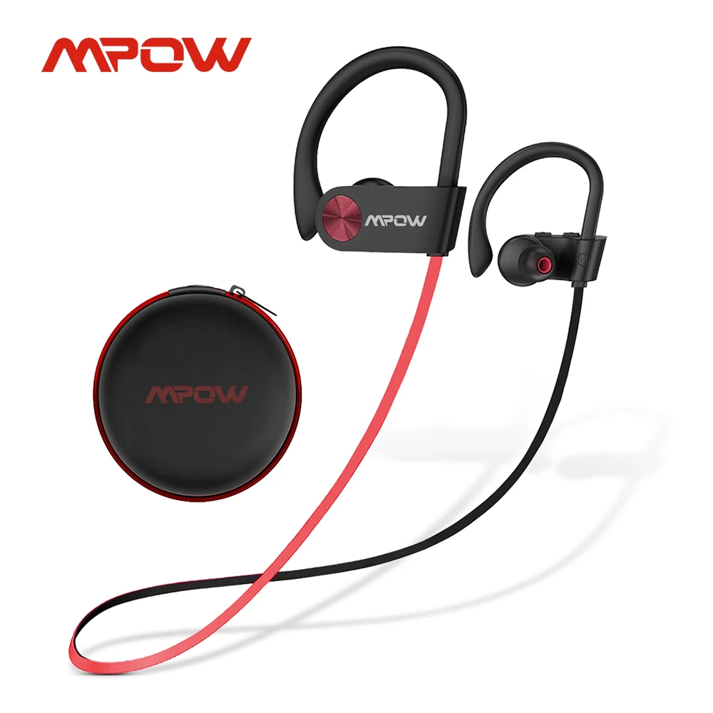 Mpow Flame IPX7 Waterproof Bluetooth Headphones V5.0 Earphone with CVC6.0 Noise Canceling Mic HiFi Stereo Wireless Sport Earbuds