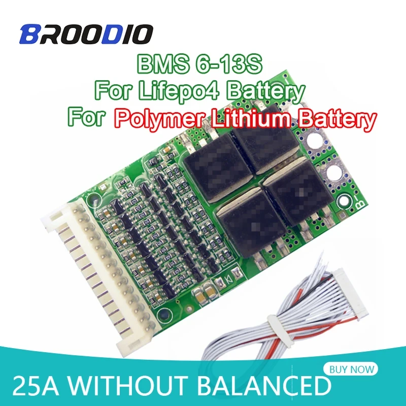 BMS 6S 7S 8S 9S 10S 11S 12S 13S 35A 50A 80A 150A Charging Module Li-ion 18650 Battery Pack Protection Balancer Equalizer Board