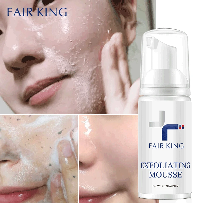 Facial Exfoliating Mousse Peeling Gel Face Scrub Deep Remove Cleaning All Skin Types Smooth Moisturizing Skin Exfoliator Cream