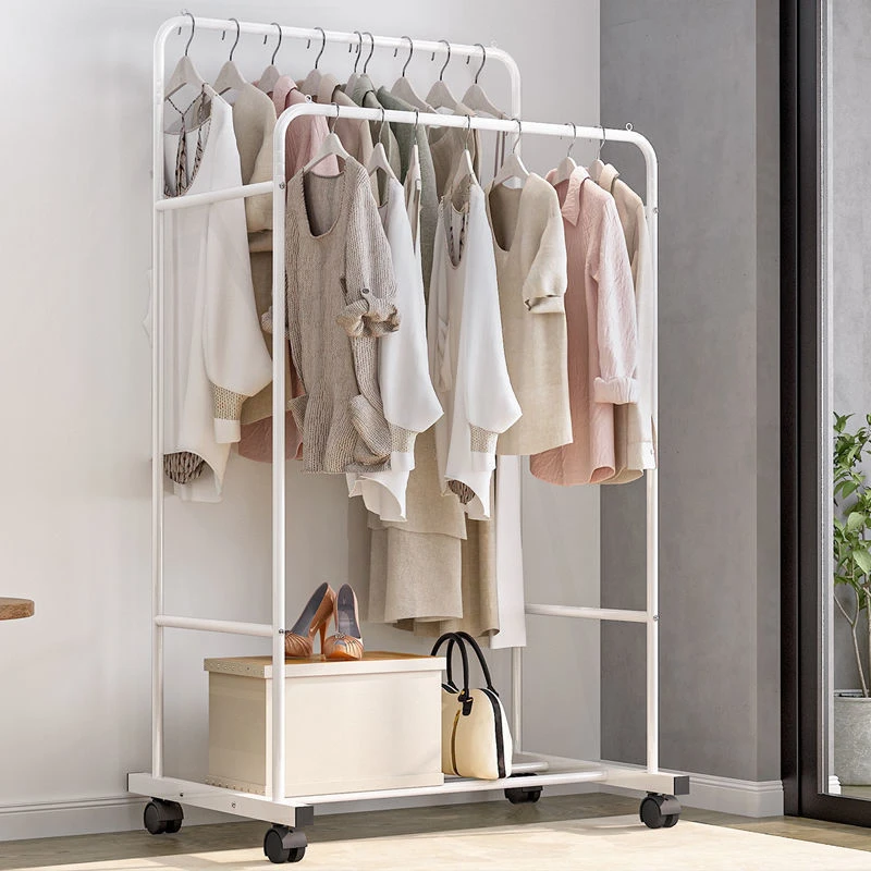 COSTWAY Clothes Hanger Coat Rack Floor Hanger Storage Wardrobe Clothing Drying Racks porte manteau kledingrek perchero de pie