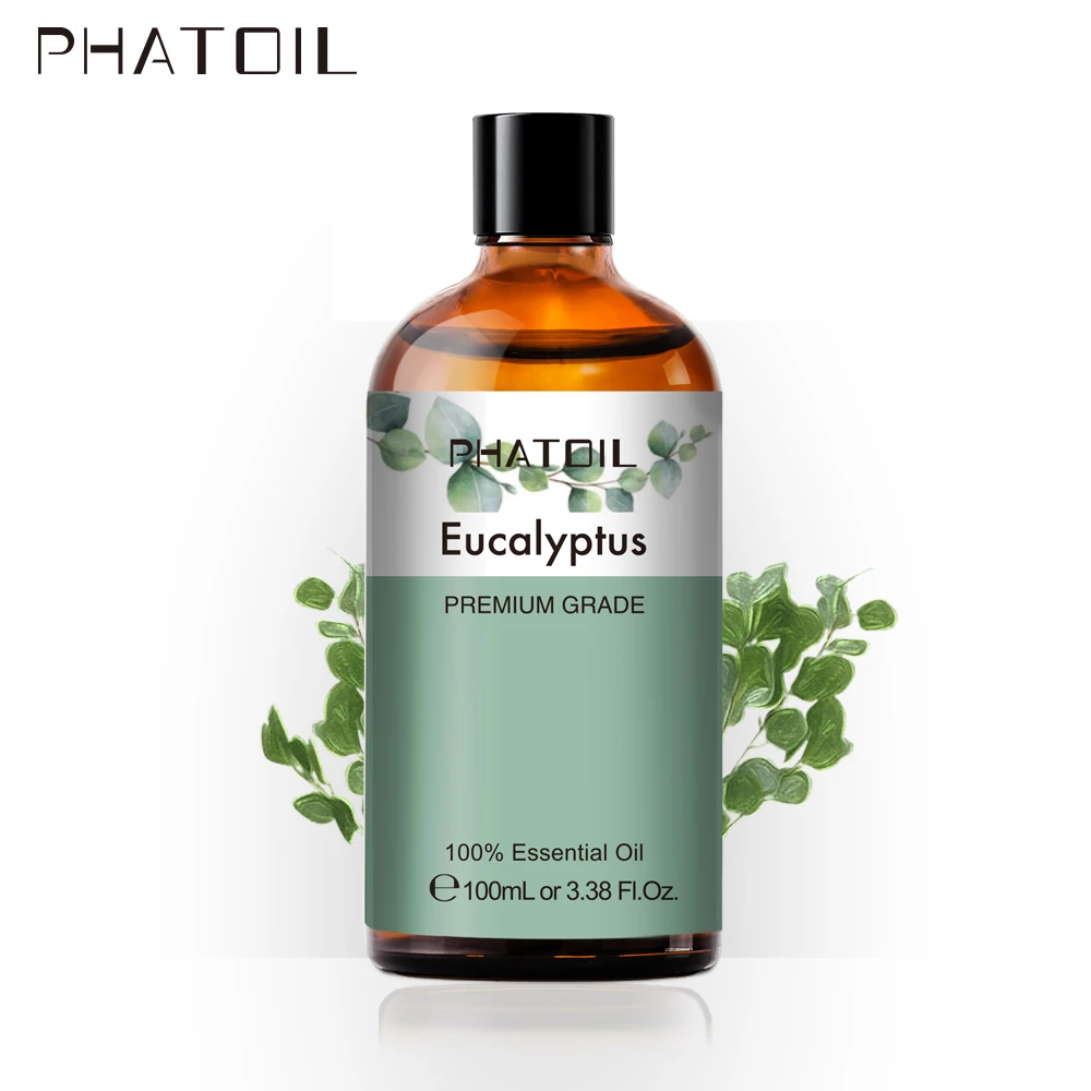 100ml Mint Eucalyptus Essential Oil Diffuser Pure Natural Essential Oils Lavender Vanilla Sandalwood Chamomile Lemon Tea Tree