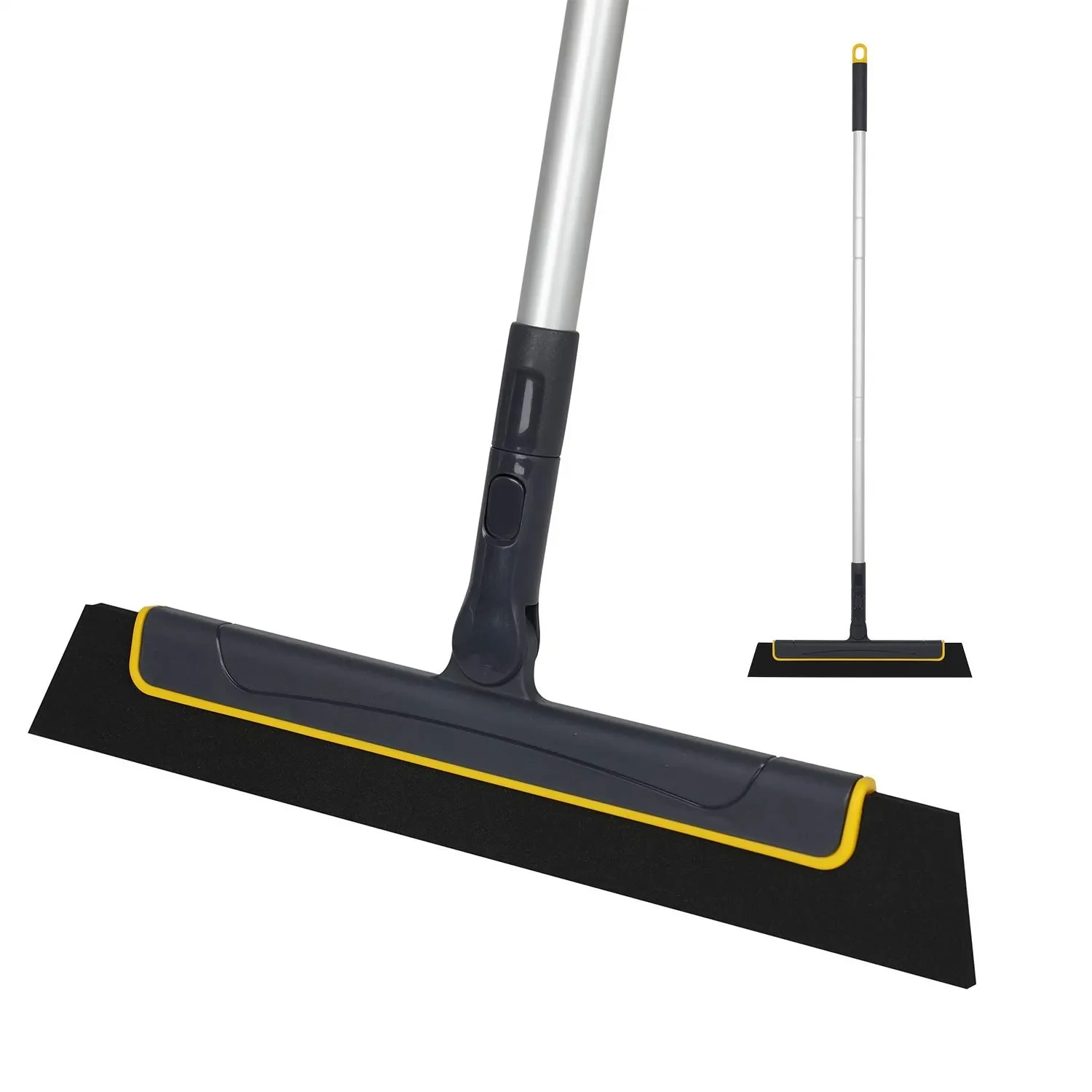 Eyliden 38 Inch Adjustable EVA Squeegee  Broom Professional Water Sweeper for Bathroom,Glass,Window,Floor Wiper Squeegee
