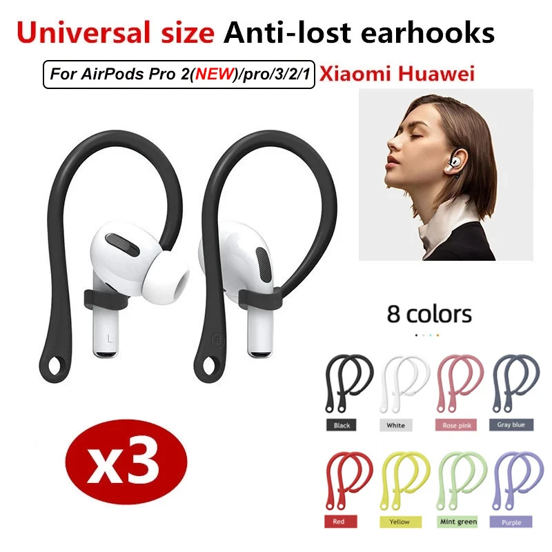 anti lost Earhooks For Apple airpods Pro 3 2 1 xiaomi huawei ear pod hook holder for air pods pro bluetooth earphone accessories