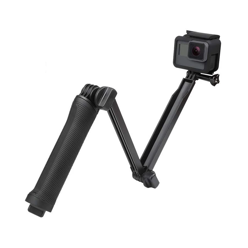 3 Way Grip Waterproof Monopod Selfie Stick Tripod Stand for GoPro Hero 10 9 8 7 6 5 4 Yi SJCAM EKEN DJI OSMO Go Pro Accessories