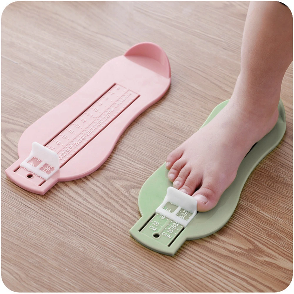 Foot Measure Gauge 3 Colors Baby Kid Foot Ruler Shoes Size Measuring Ruler Shoes Length Growing Foot Fitting Ruler Tool Measures