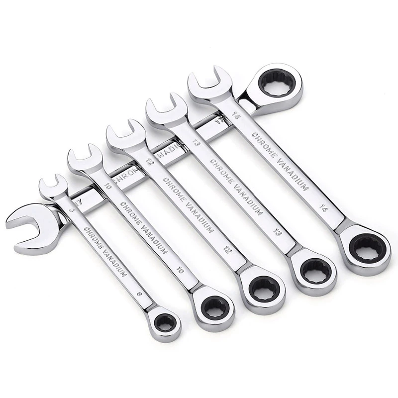 6mm-15mm Ratchet Combination Metric Wrench Set Tooth Gear Ring Torque and  Wrench Set Tools for Repair A Set of Wrench