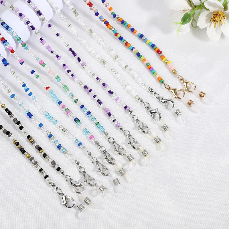 Eyeglasses Cord Eyeglass Rope Hanging Mask Lanyards Mask Chain Eye Glasses Sunglasses beaded Chain Star Tassel Pendant Chain