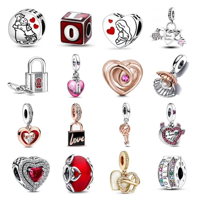 New Style 925 Exquisite Sterling Pendant Silver House Family Bead Love Charm For Original Pandora Bracelet Lady DIY Jewelry Gift