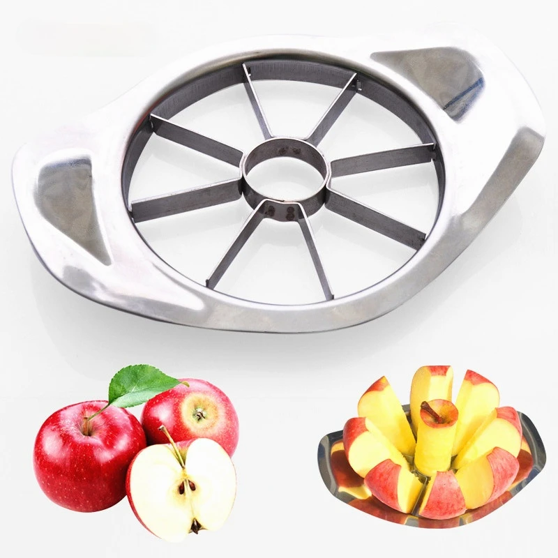 Stainless Steel Apple Cutter Fruit Pear Divider Slicer Cutting Corer Cooking Vegetable Tools Chopper Kitchen Gadgets Accessories