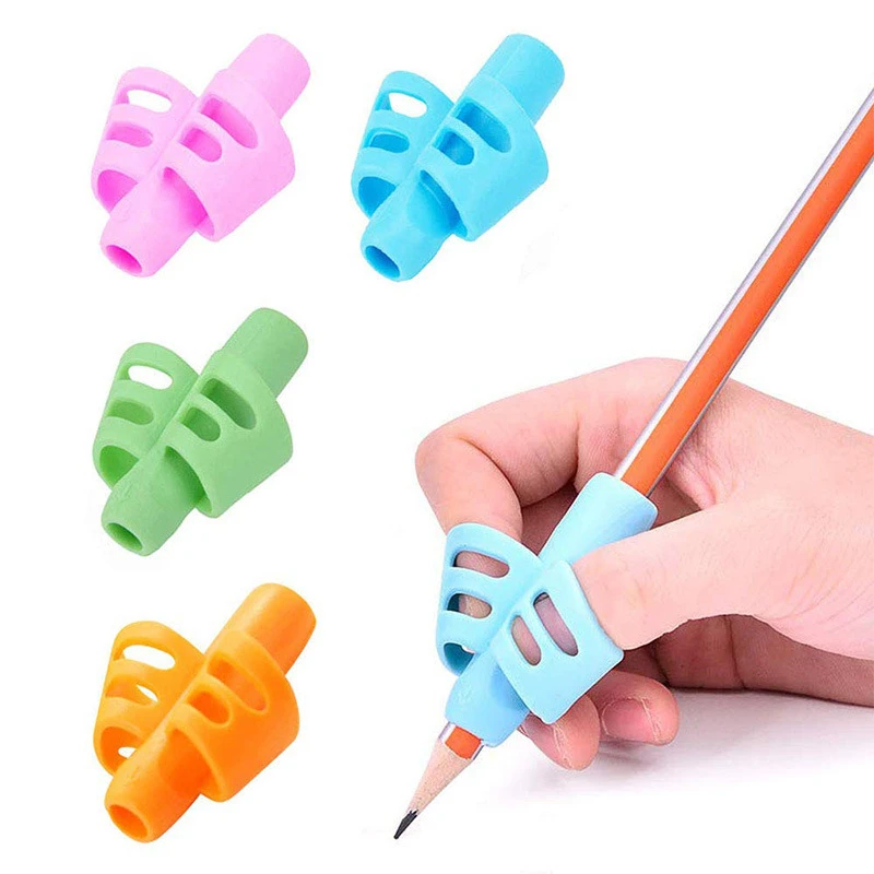 Kindergarten Beginner Pen Holder 3 Sets of Writing Training Correction Tool Pen Grip Elementary School Student Bracket Set Gift