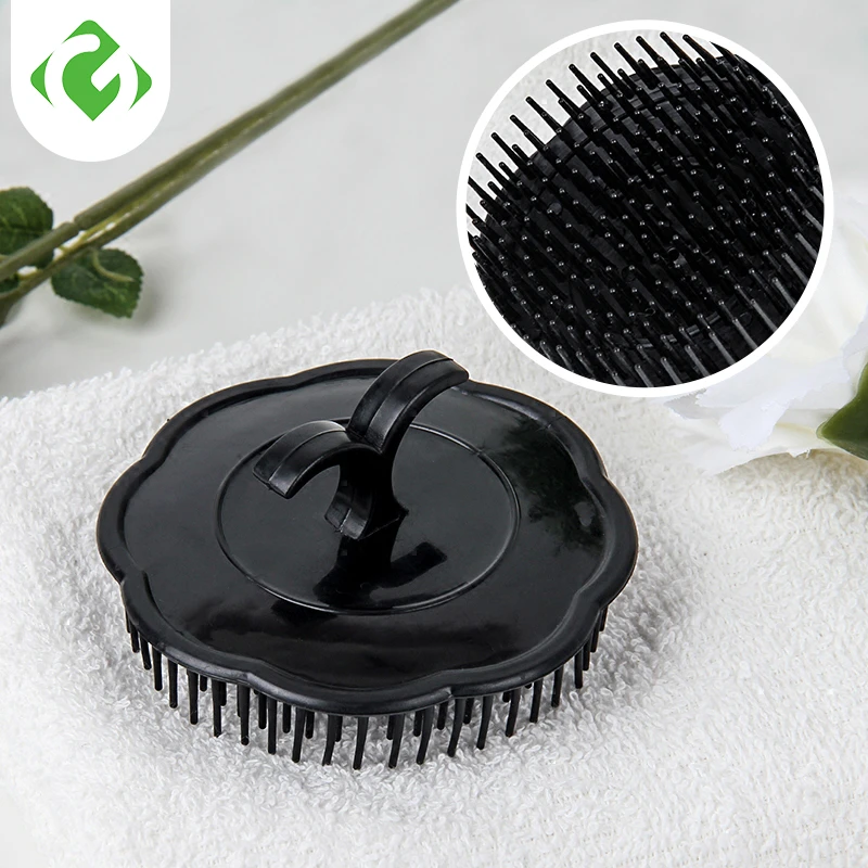 GUANYAO Head Massage Brush Soft glue Shampoo brush Bathroom Products Plastic Sanitary comb Washing Hair Scalp Shower Body