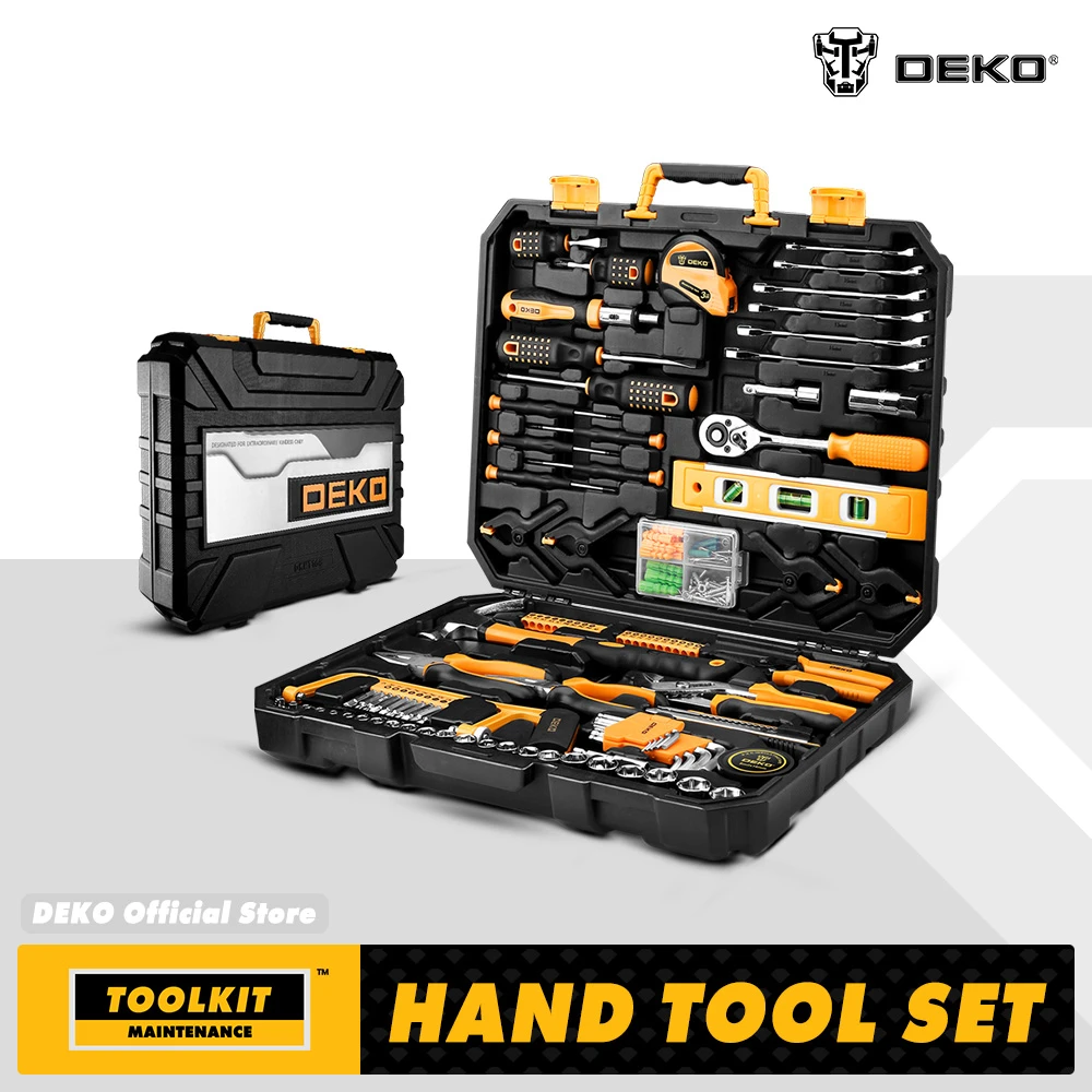 DEKO 168 in 1. edc Screwdriver Set Magnetic Screwdriver Bit Torx Multi  Tool woodworking tools with Tool box