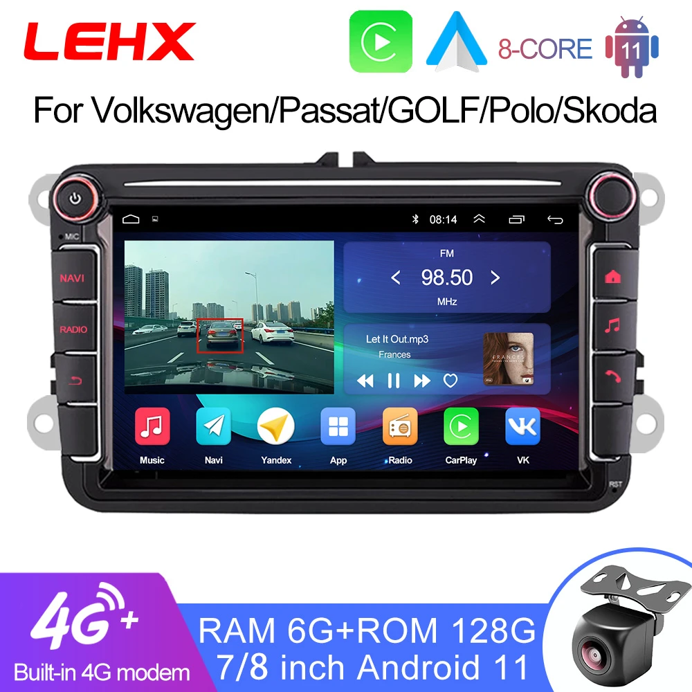 Car Android 9.0 2 din Radio Multimedia Playe For VW/Volkswagen/Golf/Passat/b7/b6/Skoda/Seat/Octavia/Polo/Tiguan Carplay dvd GPS