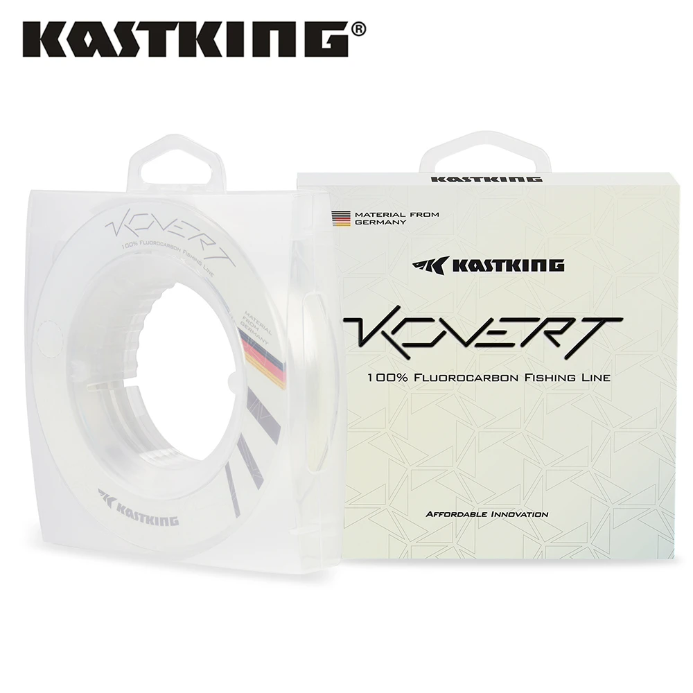 KastKing Kovert 23m 46m 183m 4-50LB 0.16-0.7mm 100% Fluorocarbon Line Durable Sinking Leader Fishing Line Material from Germany