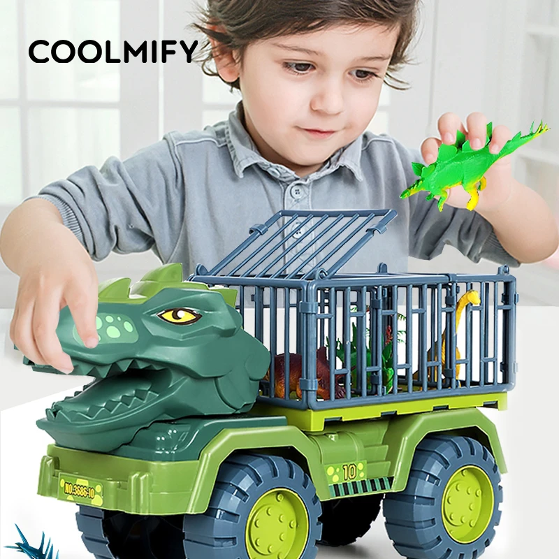 Car Toy Dinosaurs Transport Car dinosaur Carrier Truck Toy indominus rex jurassic world dinosaurs toys christmas gifts for Kids