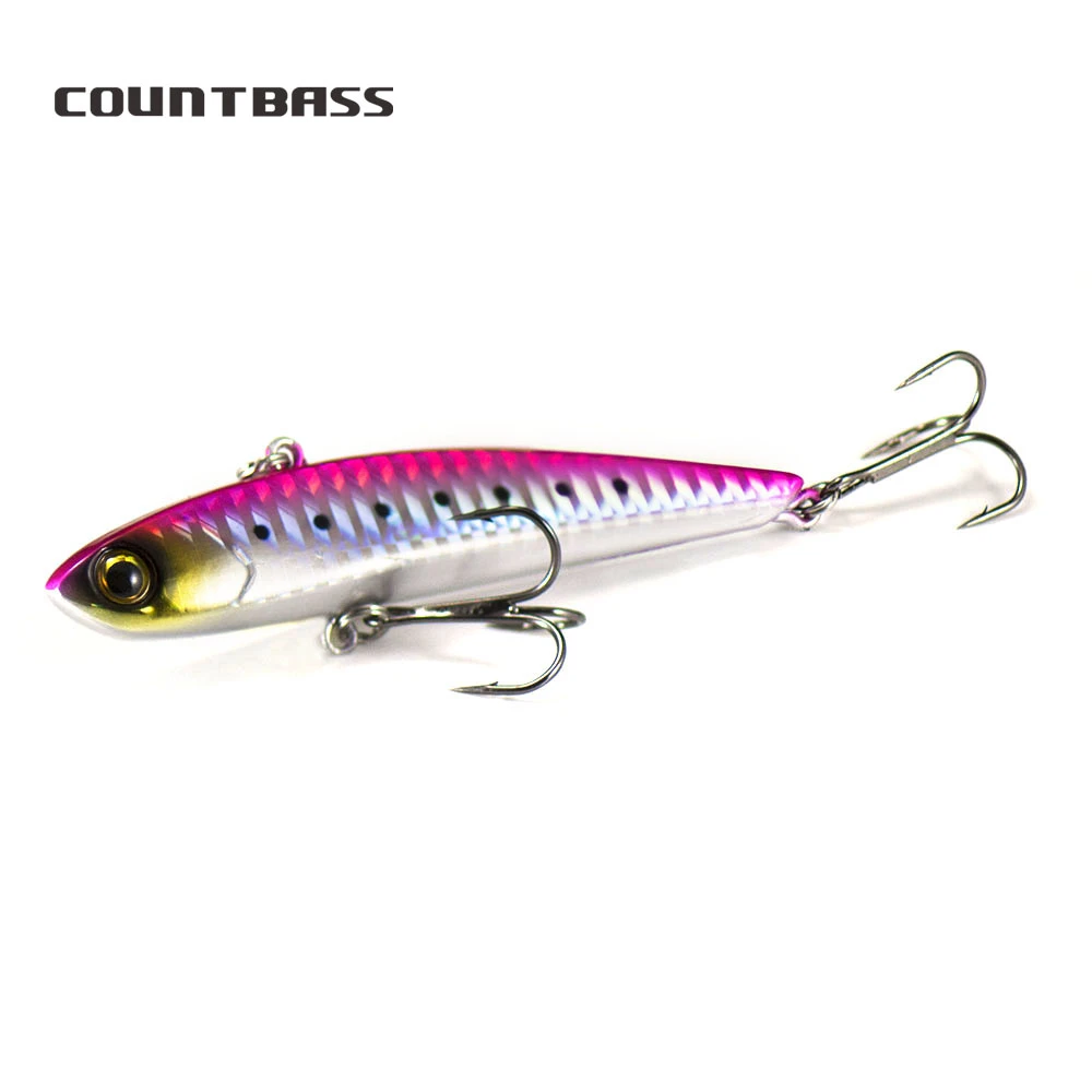 COUNTBASS 65mm 75mm 90mm Vibration Bait Sinking Fishing Lure for Saltwater Angler's Lure Lipless Crankbait Hard Bait Wobbler