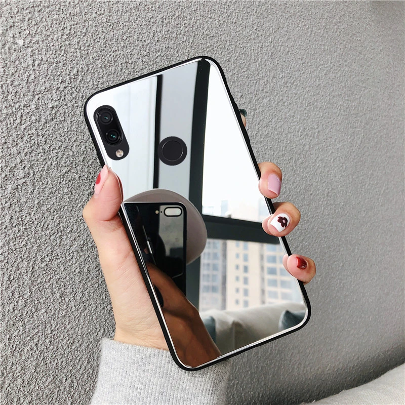 Plating Mirror Case for Xiaomi Redmi 6A 7A 8 8A 9 9A 9C 9T NFC Soft TPU Cover Note 9S 10 10s 9 8T 6 8 7 Pro Mi A1 A2 8 Lite 9 9T