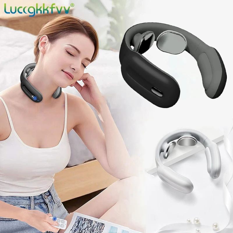 Electric Neck Massager Massage Pain Relief Tool Health Care Relaxation Cervical Vertebra Physiotherapy