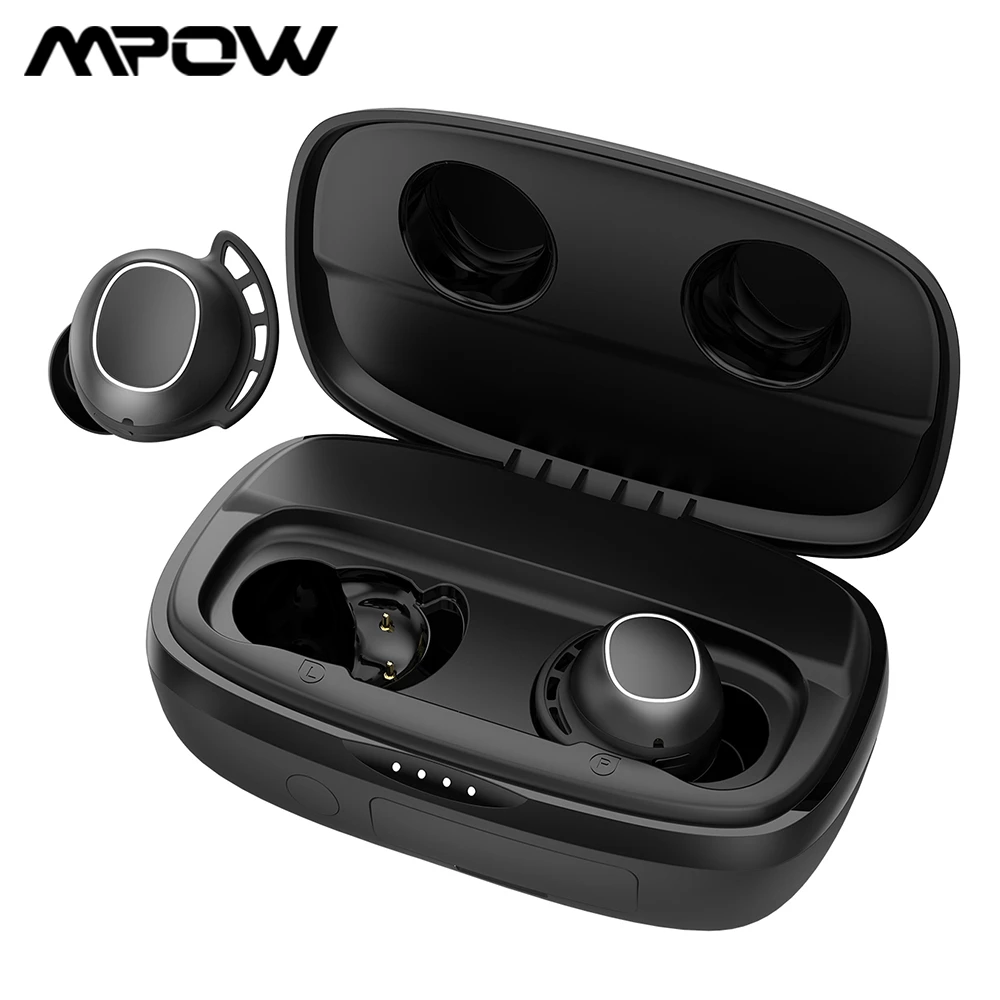 Mpow M30 Plus In-Ear Wireless Earbuds IPX7 Waterproof Bluetooth 5.0 Earphones with Touch Control&100 Hrs Playtime for iPhone 12