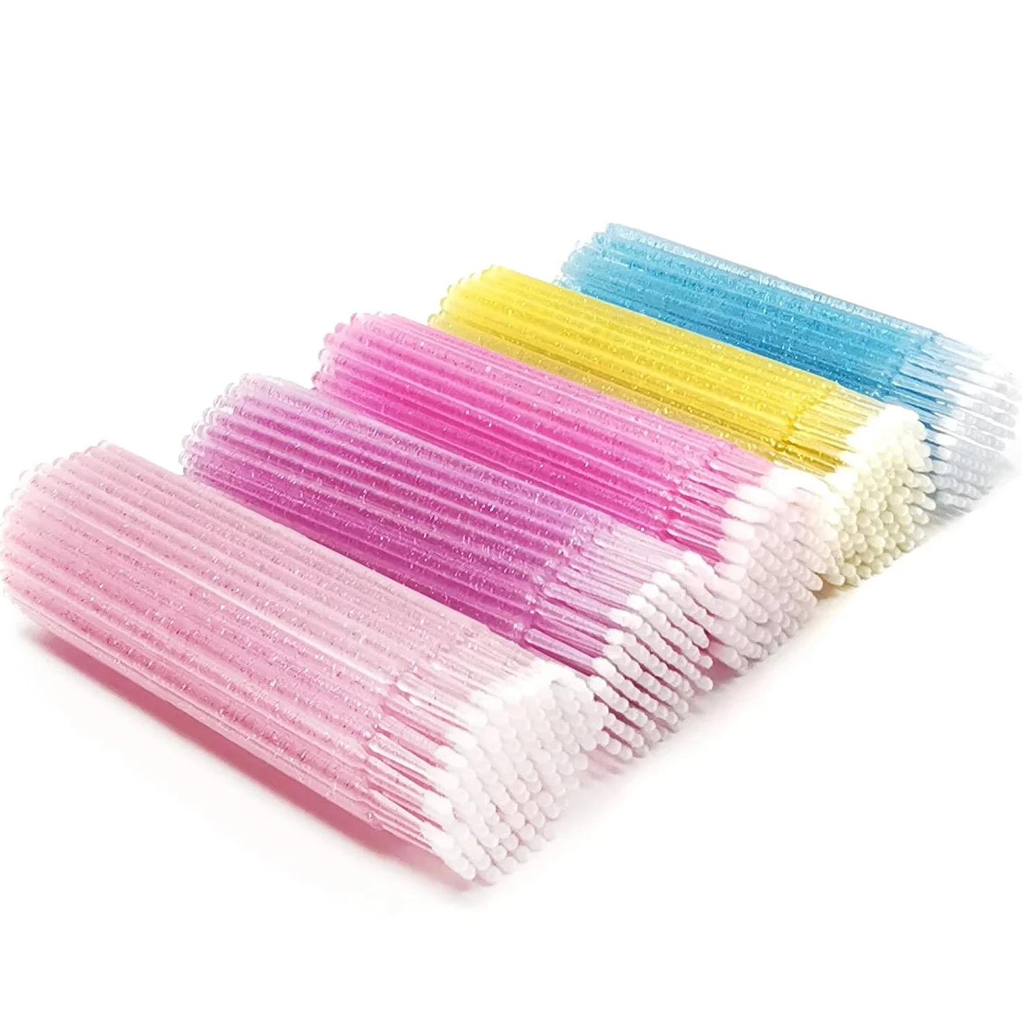 500pcs/lot Micro Brushes Make Up Eyelash Extension Disposable Eye Lash Glue Cleaning Brushes Free Applicator Sticks Makeup Tools