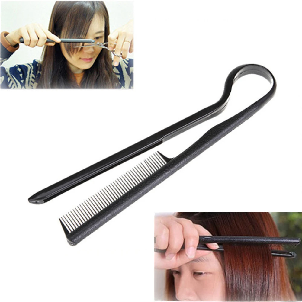 1PC Useful Women Hair Beauty Hold Tongs Hair Straighten Comb Styling Tool Home Salon Barber Hairdressing Haircutting Accessories