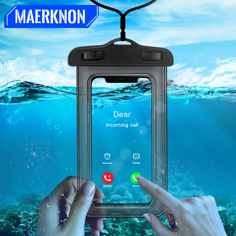 Universal Waterproof Case For iPhone 11 X XS MAX 8 7 6 s 5 Plus Cover Pouch Bag Cases For Phone Coque Water proof Phone Case