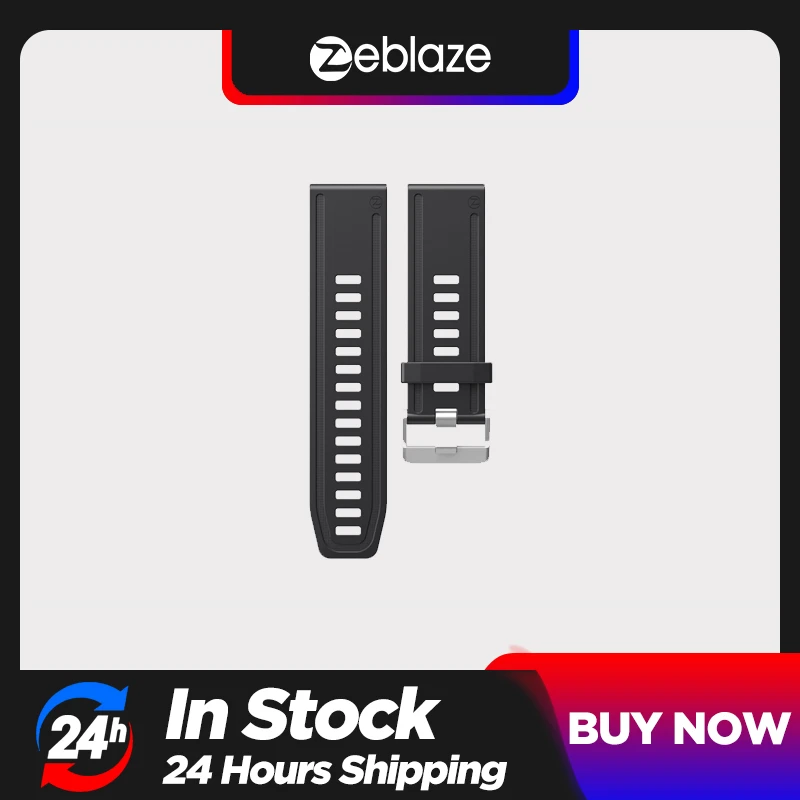 Original Zeblaze 24mm Removable Silicone Strap Multi-Color Sports Bracelet For VIBE 6/ VIBE 3 GPS/ VIBE 3S HD