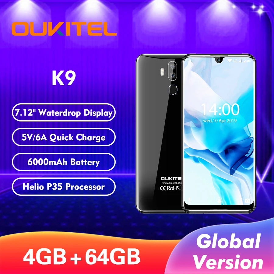 OUKITEL K9 Waterdrop 7.12