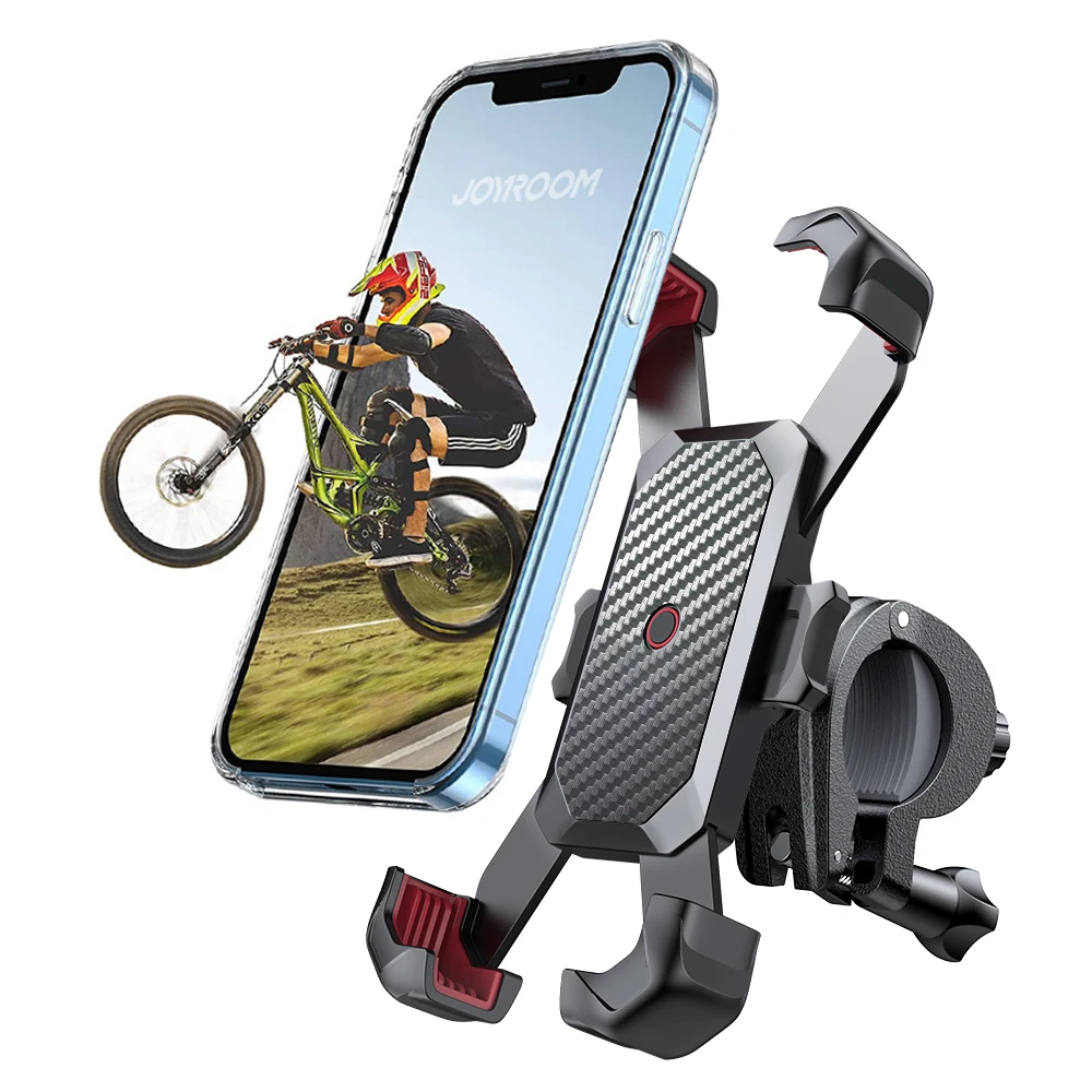 Anti-Shake Bike Phone Holder Stable Bicycle Motorcycle Phone Mount Mountain Bike Handlebar Support Devices 4-6.8 Inch Smartphone