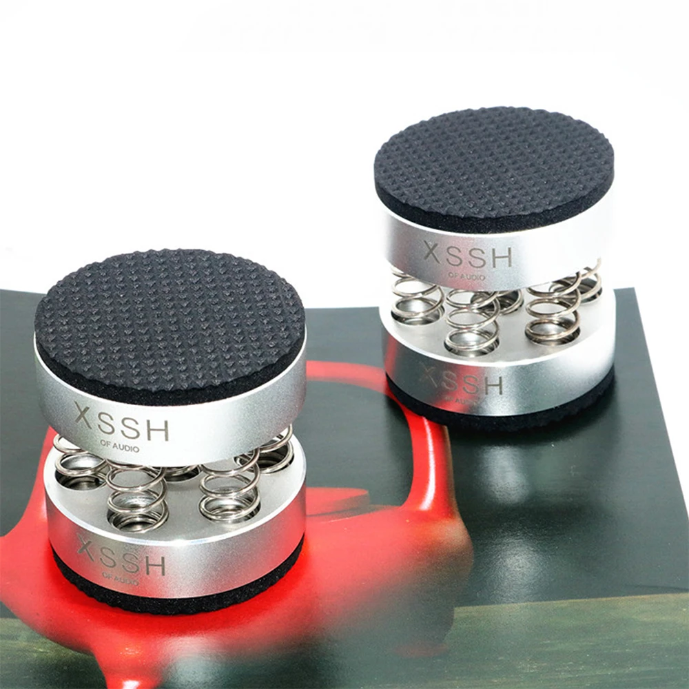 4pcs/8pcs upgrade XSSH Audiophile shock spikes spring damping pad HIFI Stand Feet speaker spike audio CD amplifier foot pad