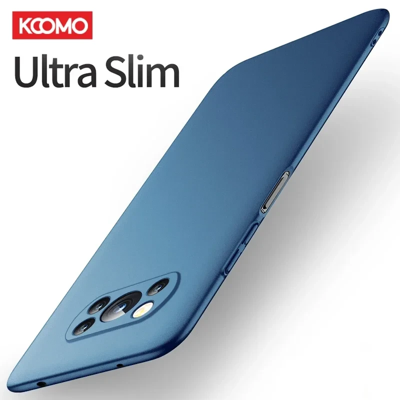 For POCO F3 Case Cyan Shockproof Hard PC Ultra Thin Matte Cases For Xiaomi Pocophone POCO F1 F2 F3 M2 M3 X2 X3 NFC Pro 5G Cover